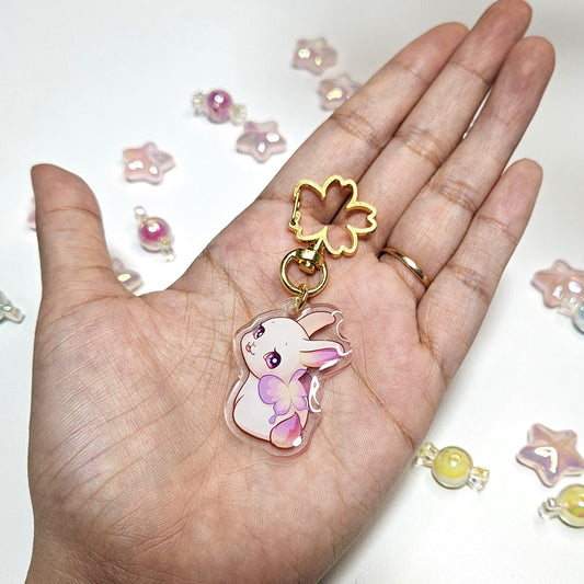 Bunnifly Acrylic Keychain - Dainty Treasures