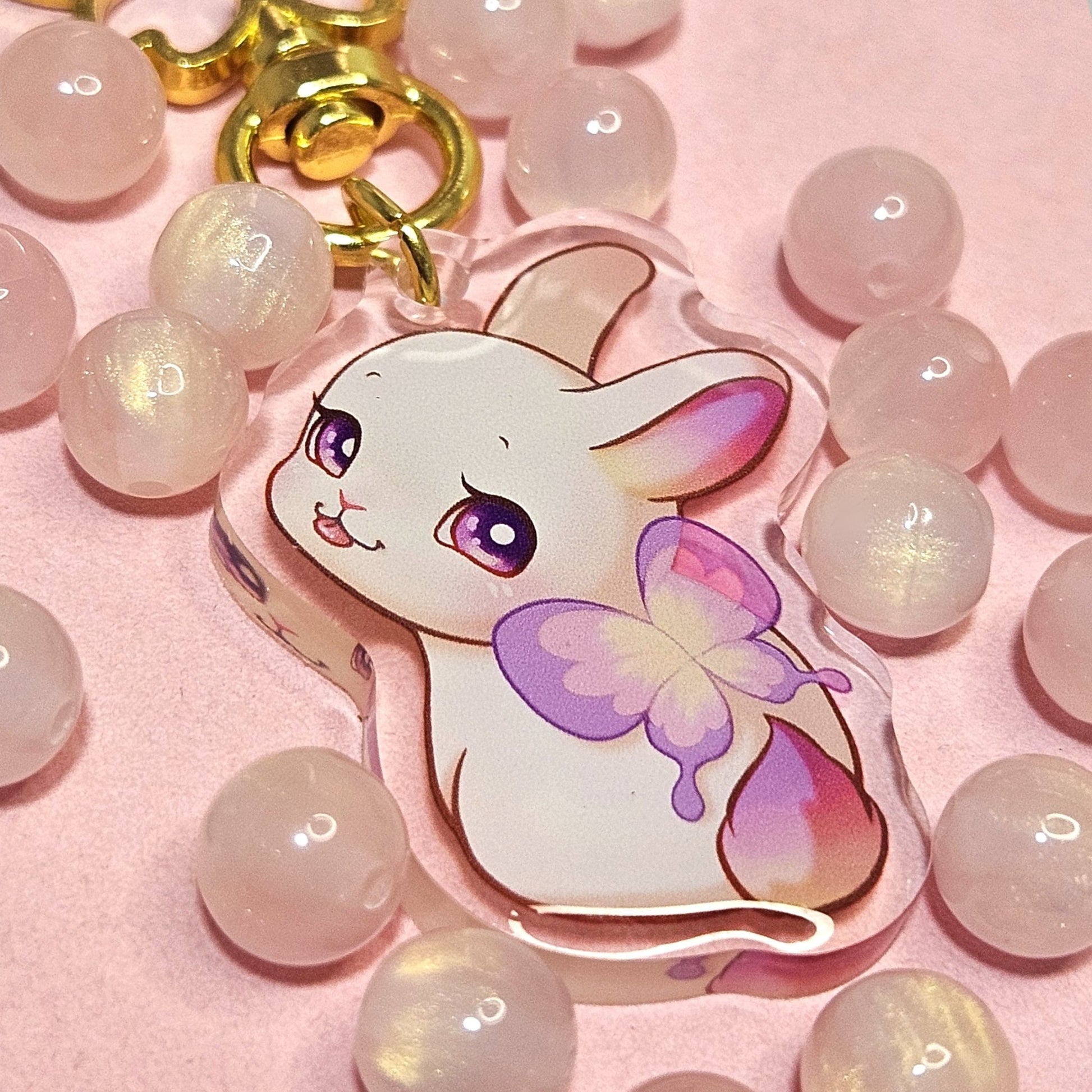 Bunnifly Acrylic Keychain - Dainty Treasures