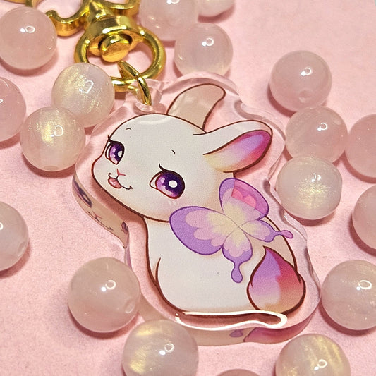 Bunnifly Acrylic Keychain - Dainty Treasures