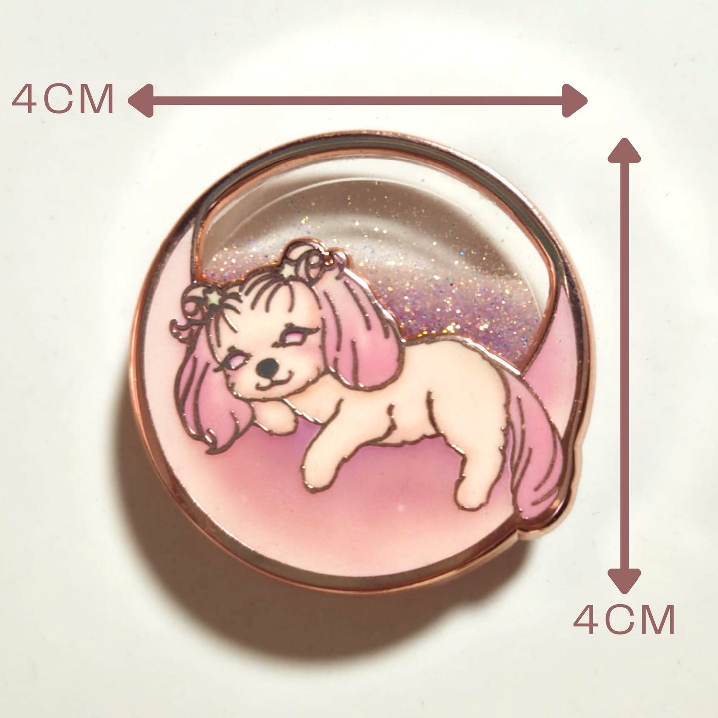 Glow - in - the - Dark Sleepy Treasure Enamel Pin - Dainty Treasures
