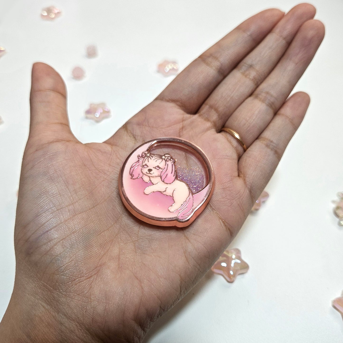 Glow - in - the - Dark Sleepy Treasure Enamel Pin - Dainty Treasures